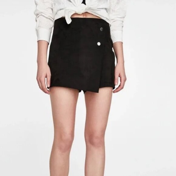 Faux Suede Skort - Picture 3 of 3